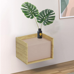 Dulap Halmar Mobius 1D suspendat/mic (Hickory Natural/Antique Rose)