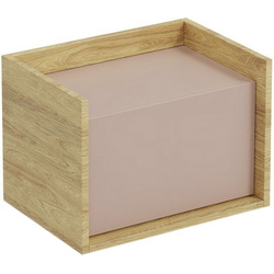 Dulap Halmar Mobius 1D suspendat/mic (Hickory Natural/Antique Rose) Thumb