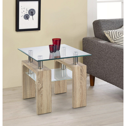 Masa pentru reviste Halmar Diana H patrata (Sonoma Oak)