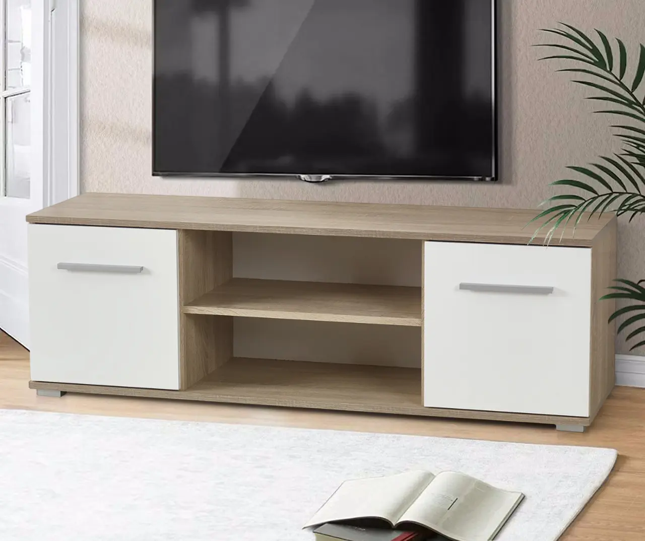 Тумба РТВ Halmar Lima RTV1 (Sonoma Oak/White)