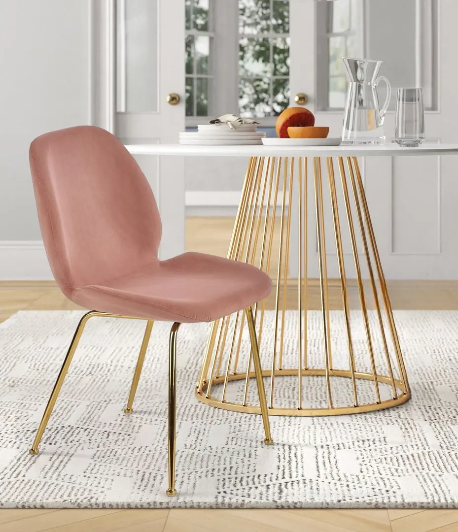 Scaun Halmar K381 (Pink/Gold)