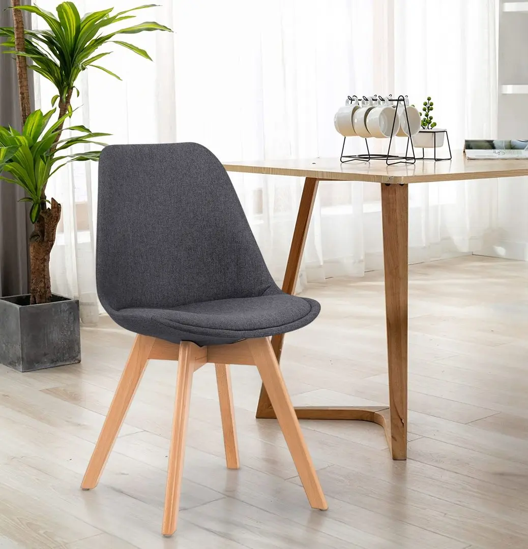 Scaun Halmar K303 (Dark Gray/Beech)