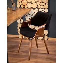 Scaun Halmar K396 (Nut/Black)