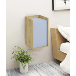 Dulap Halmar Mobius 1D suspendat (Hickory Natural/Blue Horizon)