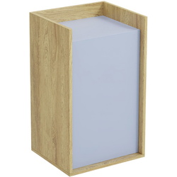 Dulap Halmar Mobius 1D suspendat (Hickory Natural/Blue Horizon) Thumb