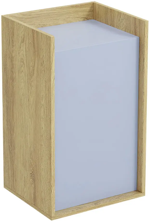 Dulap Halmar Mobius 1D suspendat (Hickory Natural/Blue Horizon)