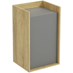 Dulap Halmar Mobius 1D suspendat (Hickory Natural/Gray Dusty) Thumb