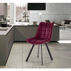 Scaun Halmar K332 (Black/Burgundy)