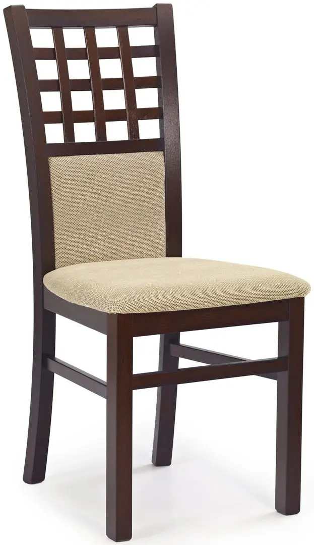 Scaun Halmar Gerard 3 (Walnut Dark/Beige) - 2