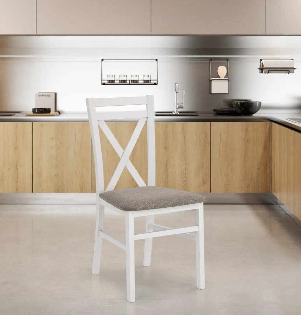 Scaun Halmar Dariusz (White/Beige)