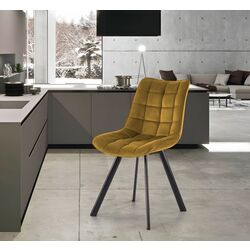 Scaun Halmar K332 (Black/Mustard)