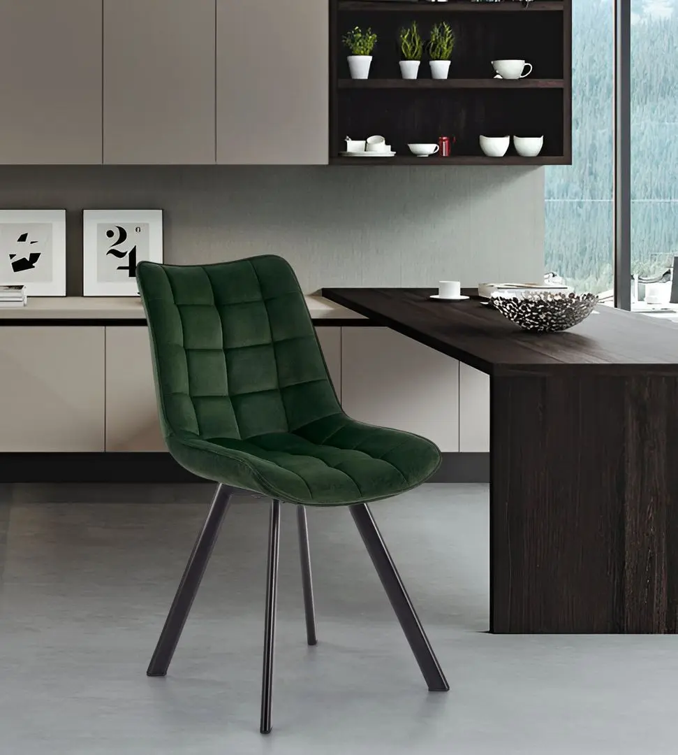 Scaun Halmar K332 (Black/Green Dark)