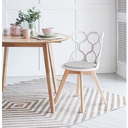 Scaun Halmar K308 (White/Gray/Natural) Thumb