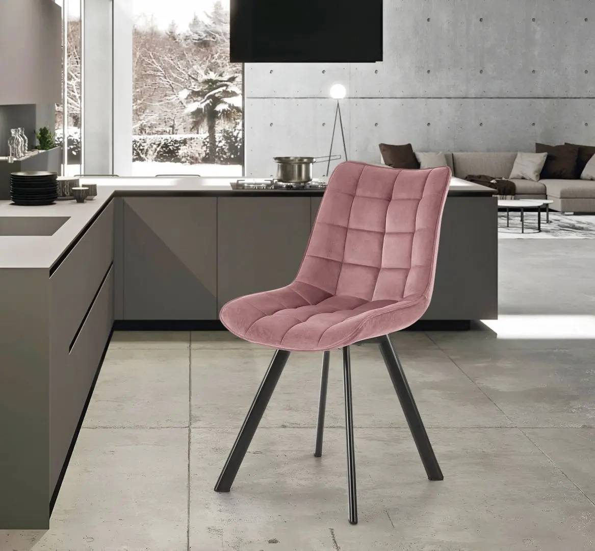 Scaun Halmar K332 (Black/Pink)