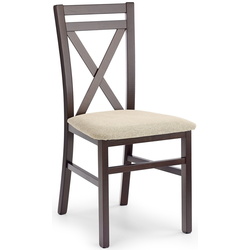 Scaun Halmar Dariusz (Walnut Dark/Beige Light) Thumb