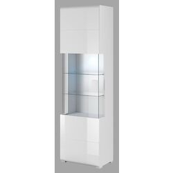 Витрина Helvetia Toledo №05 1D (White/White Gloss) Thumb