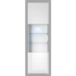 Витрина Helvetia Toledo №05 1D (White/White Gloss) Thumb