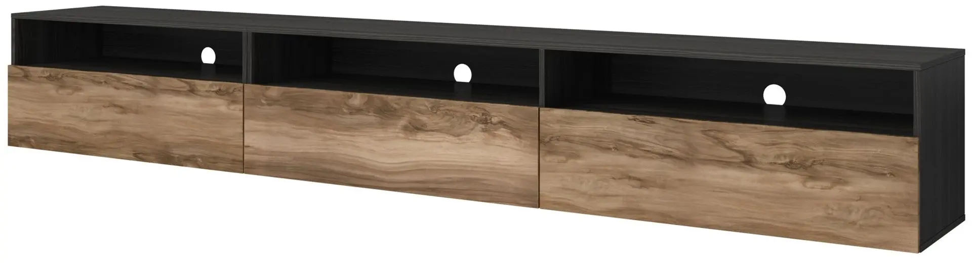 Tumba pentru TV Helvetia Baros №40 3D (Satin Walnut/Touchwood)