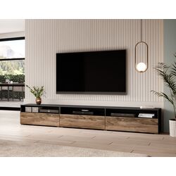 Tumba pentru TV Helvetia Baros №40 3D (Satin Walnut/Touchwood) Thumb