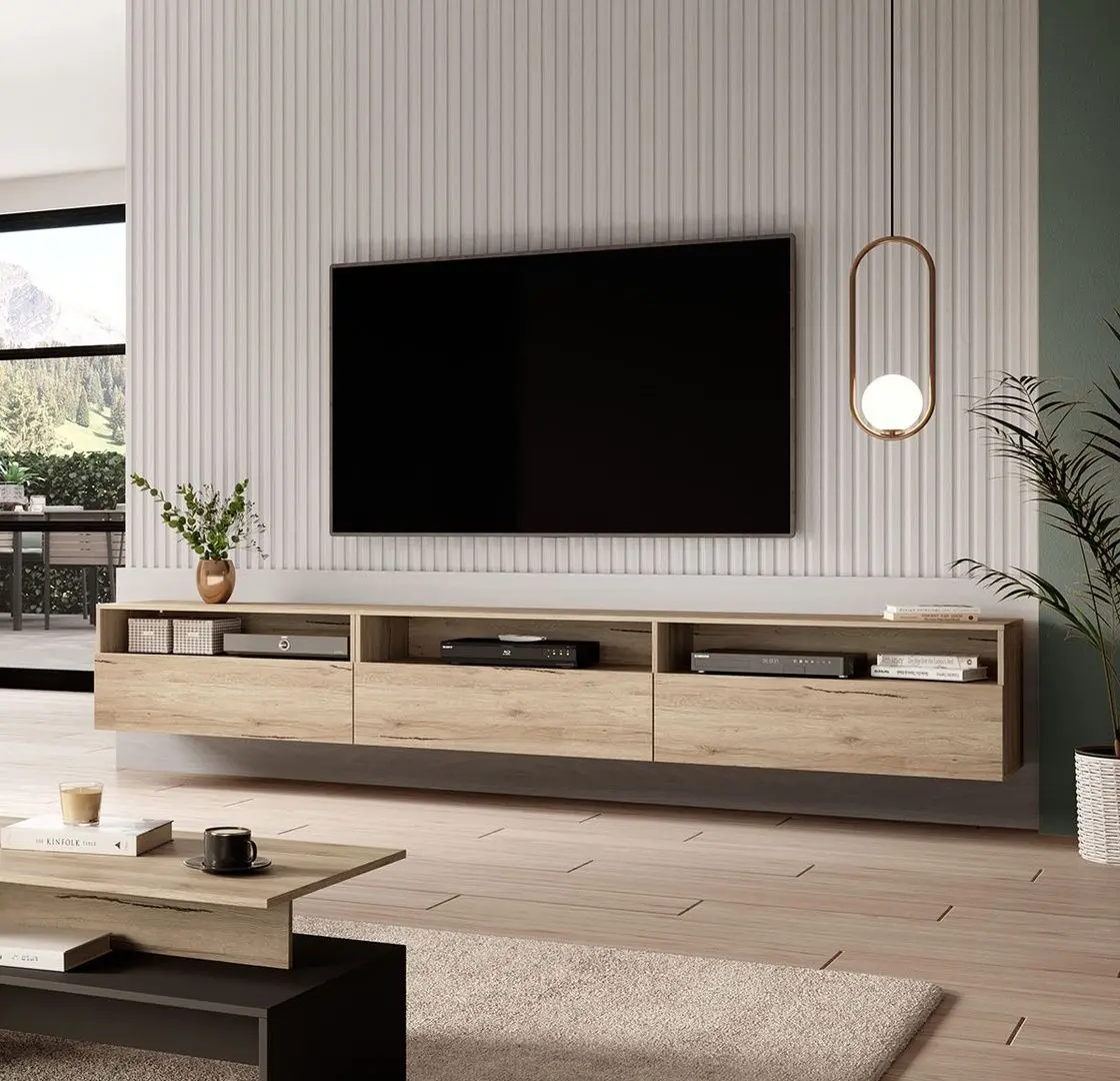 Tumba pentru TV Helvetia Baros №40 3D (Sanremo Oak)