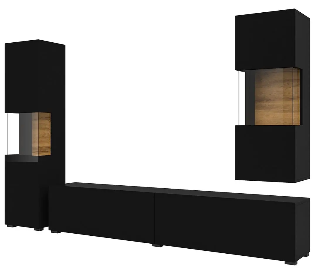 Living Helvetia Ava №10 (Black/Wotan Oak)