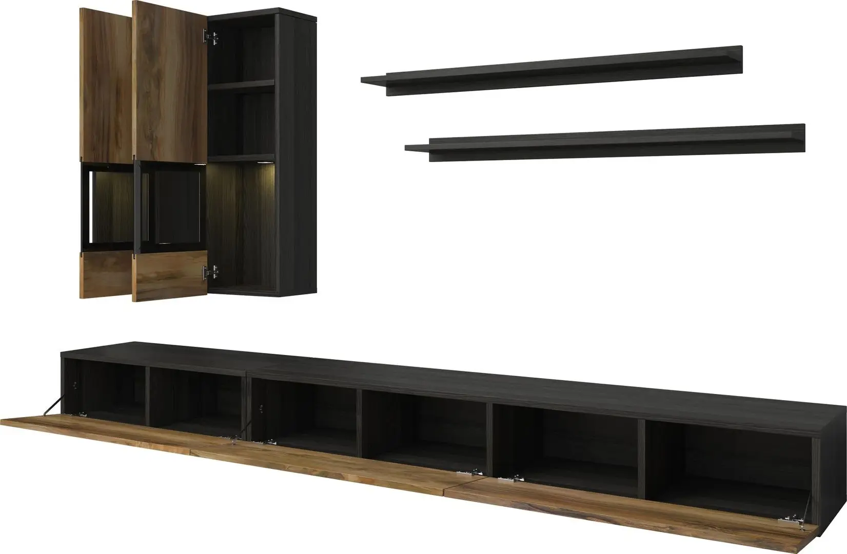 Living Helvetia Baros №10 2.7m (Satin Walnut/Touchwood)