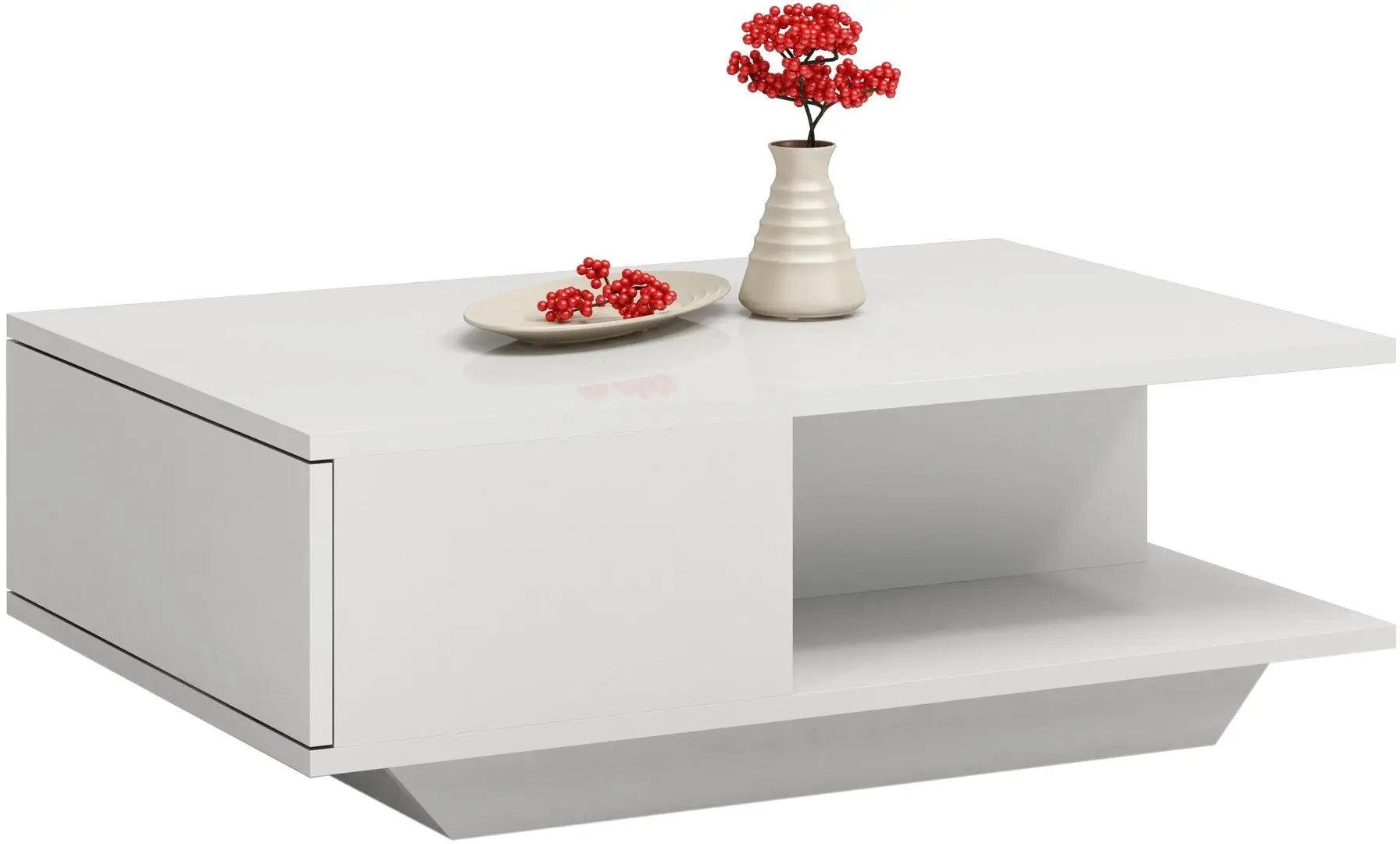 Masa pentru reviste TopEshop Denver (White Gloss)
