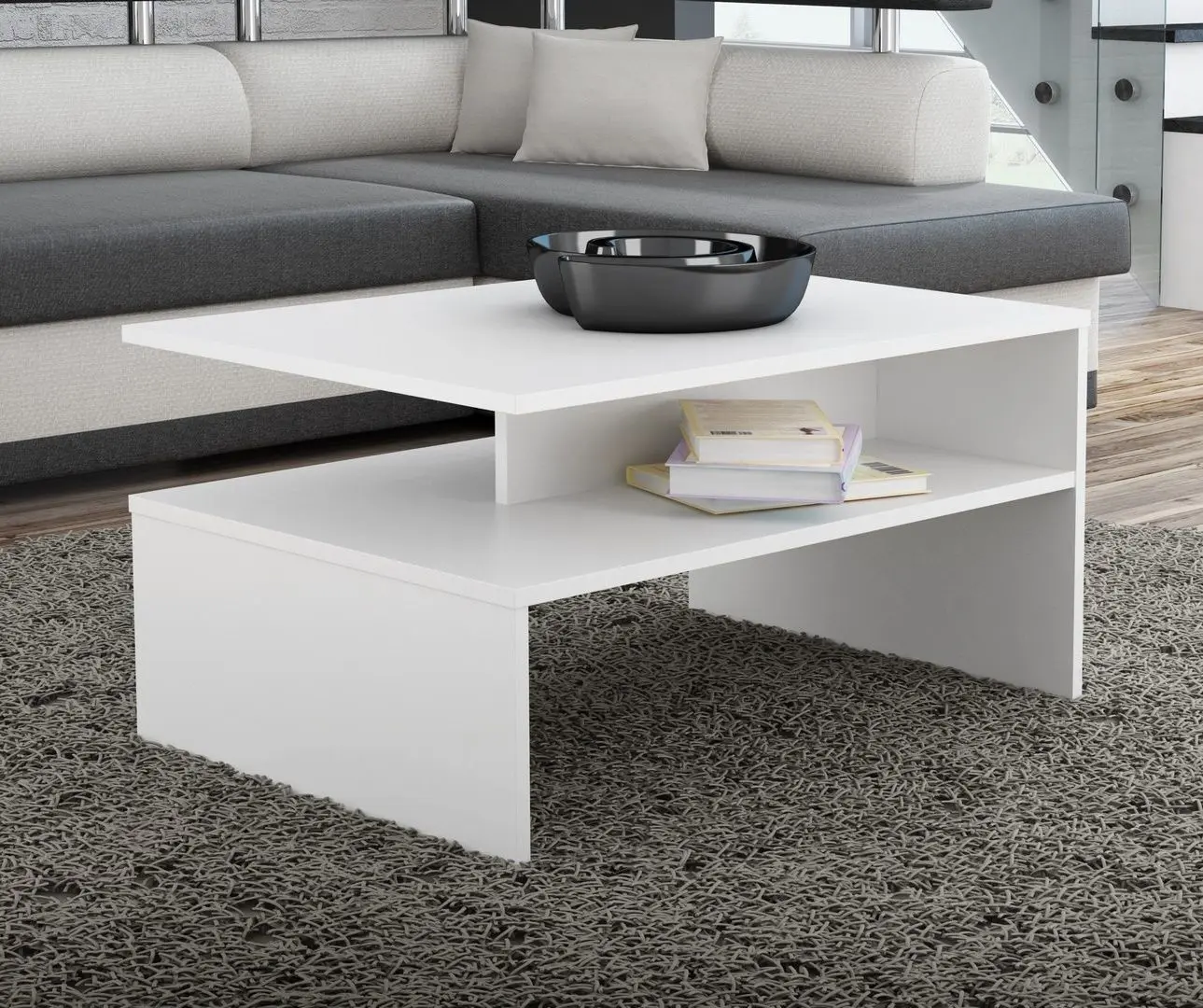 Masa pentru reviste TopEshop Boston (White Matt)