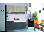 Кухня Modern Monro 2.0m (Grey Craft Oak/White Gloss/Asphalt)