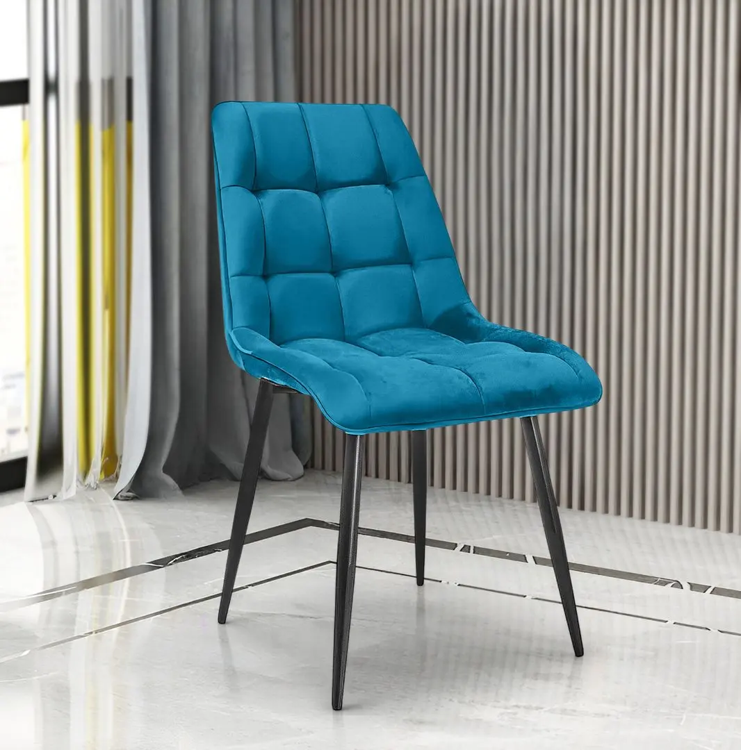 Scaun Signal Chic Velvet (Turquoise/Black)