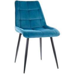 Scaun Signal Chic Velvet (Turquoise/Black) Thumb