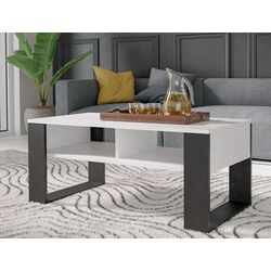 Masa pentru reviste TopEshop Modern 2P (White Matt/Black)