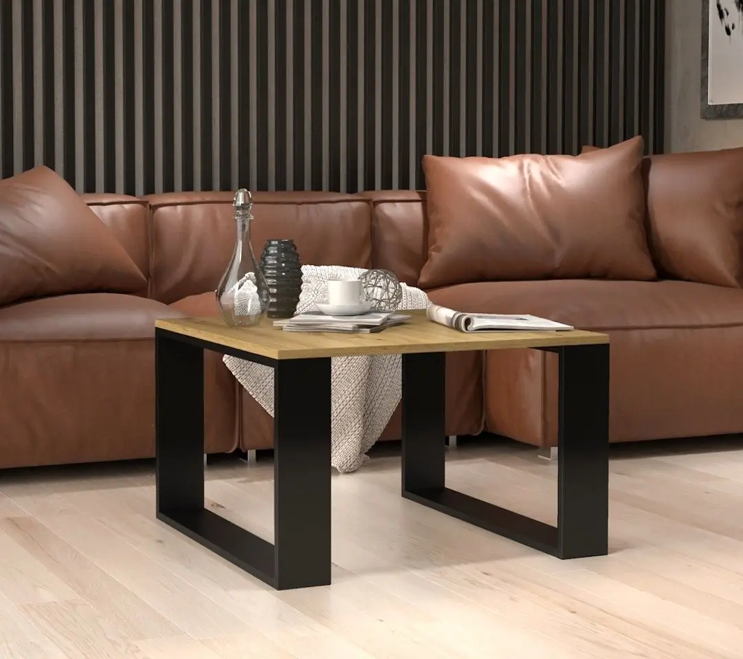 Masa pentru reviste TopEshop Modern Mini (Artisant Oak/Black)