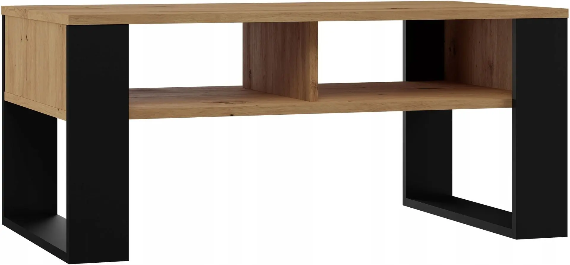 Masa pentru reviste TopEshop Modern 2P (Artisan Oak/Black)