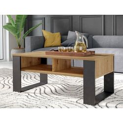 Masa pentru reviste TopEshop Modern 2P (Artisan Oak/Black)
