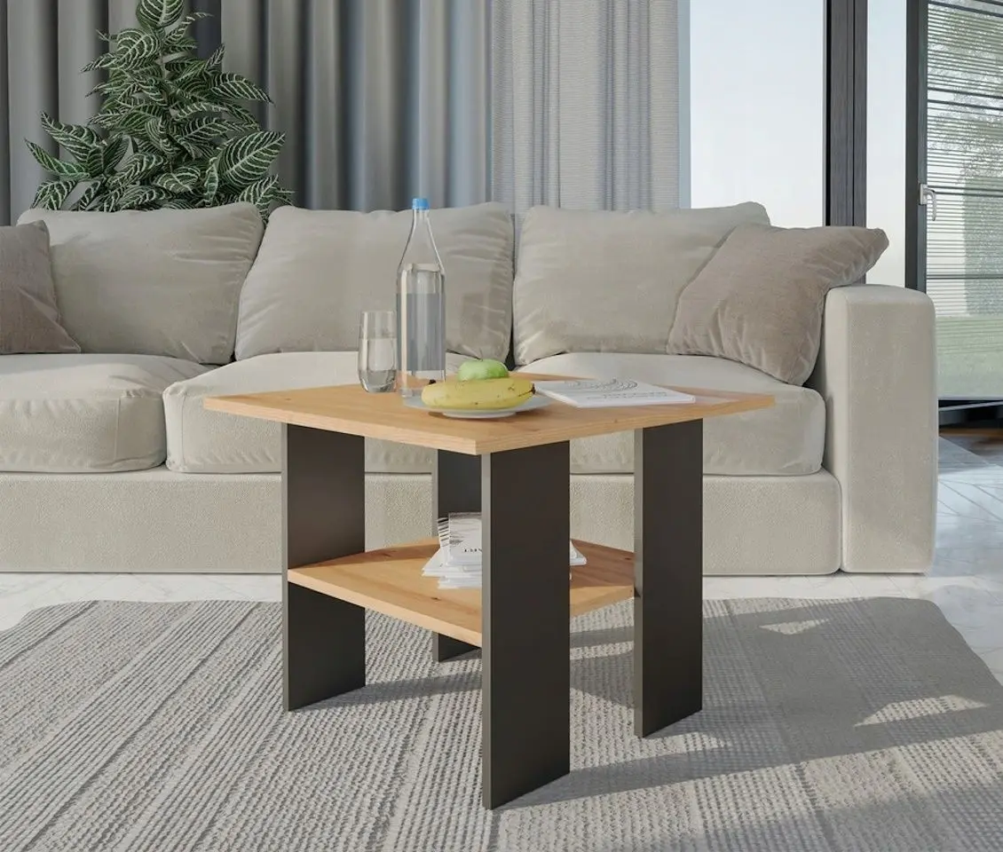 Masa pentru reviste TopEshop Moderna (Artisan Oak/Black Matt)