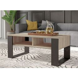 Masa pentru reviste TopEshop Modern 2P (Sonoma Oak/Black)