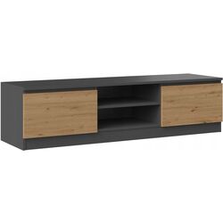 Tumba pentru TV TopEshop Malwa RTV 140cm (Anthracite/Artisan Oak) Thumb