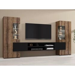 Гостиная Helvetia Coby №10 2.7м (Monastic Oak/Black) Thumb