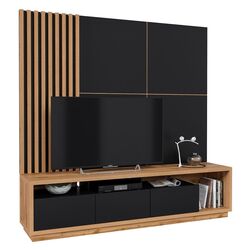 Tumba pentru TV Helvetia Celine 24N2LR09 2.0 (Black Matt/Wotan Oak) Thumb