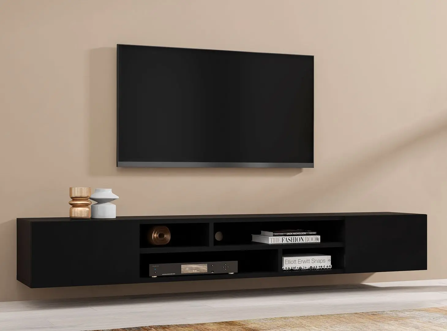 Tumba pentru TV Helvetia Coby №40 2D (Black)