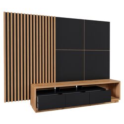 Tumba pentru TV Helvetia Celine 24N2LR10 2.5 (Black Matt/Wotan Oak) Thumb