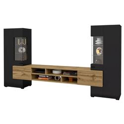 Living Helvetia Coby №10 2.7m (Black/Wotan Oak) Thumb