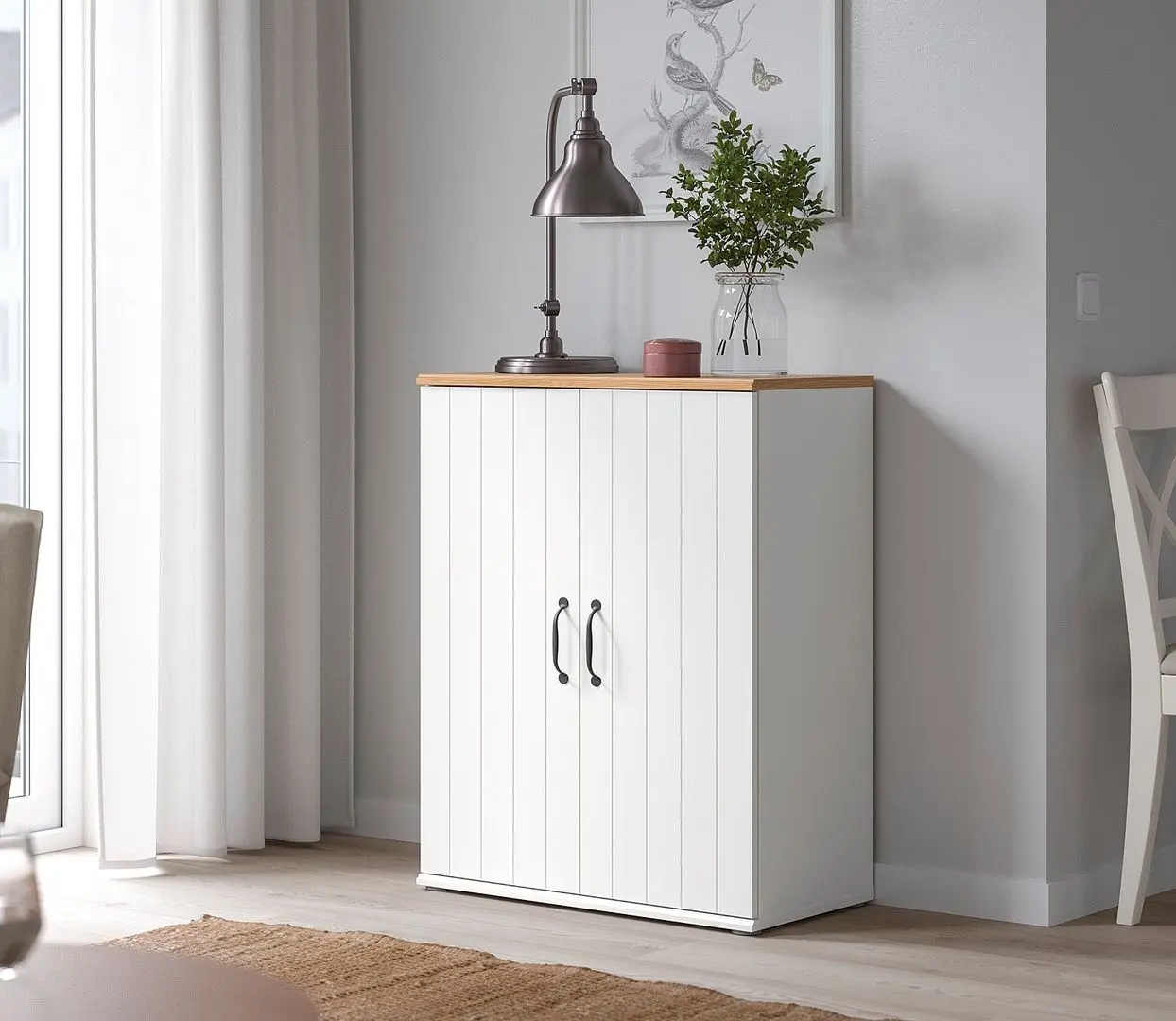 Tumba Ikea Skruvby 70x90 (Alb)