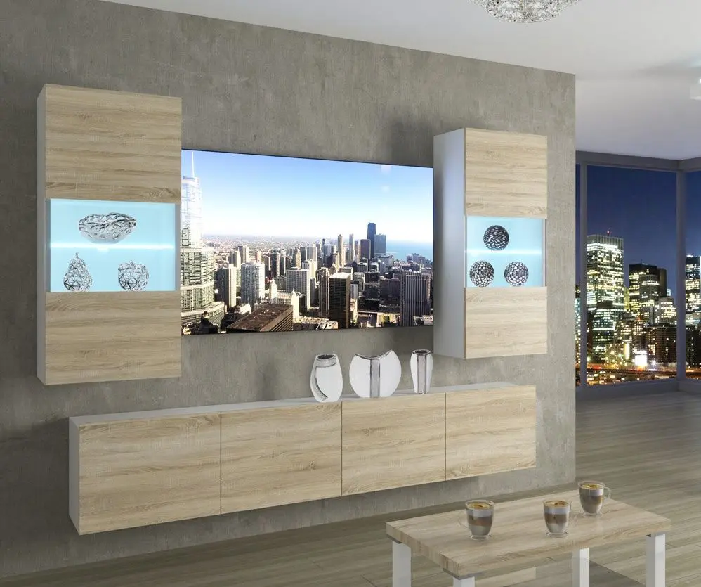 Гостиная Belini Imperium IMP 7/5/W/DS/0/0 2.0m (Sonoma Oak)