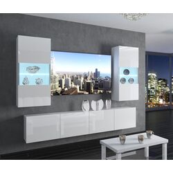 Living Belini Imperium IMP 7/5/W/W/0/0 2.0m (White High Gloss)