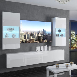 Гостиная Belini Imperium IMP 7/5/W/W/0/0 2.0m (White High Gloss)