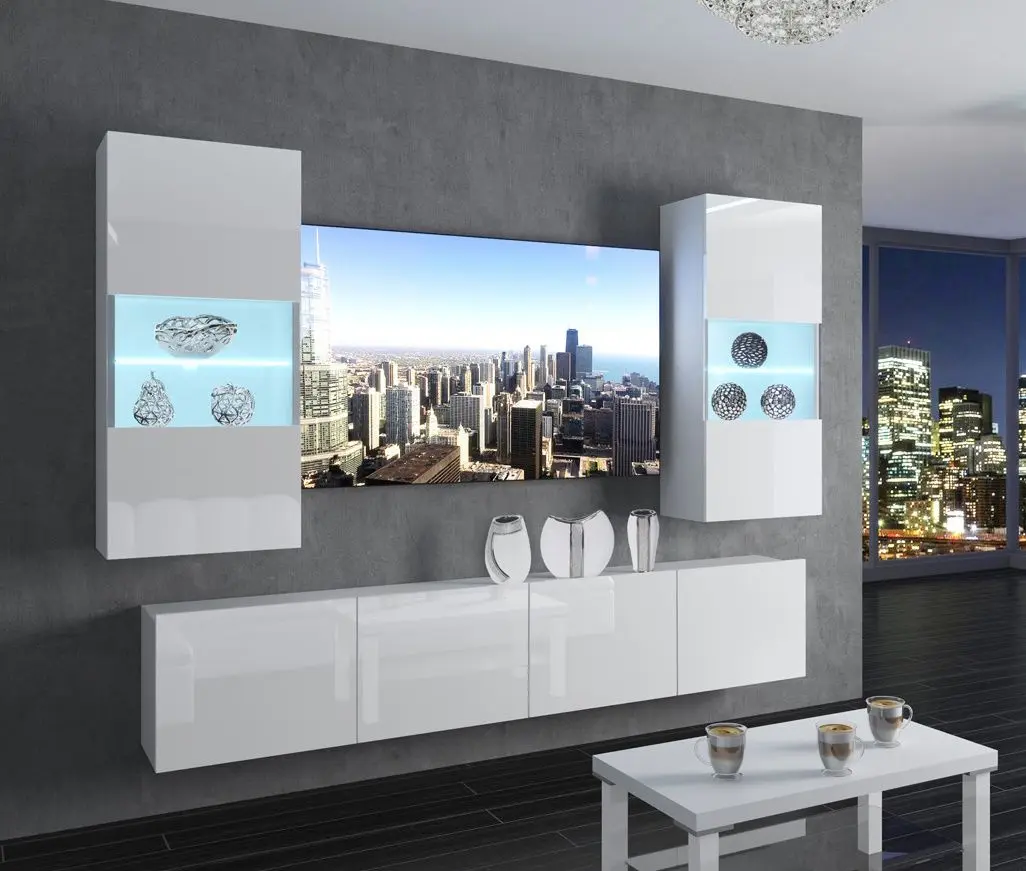 Living Belini Imperium IMP 7/5/W/W/0/0 2.0m (White High Gloss)