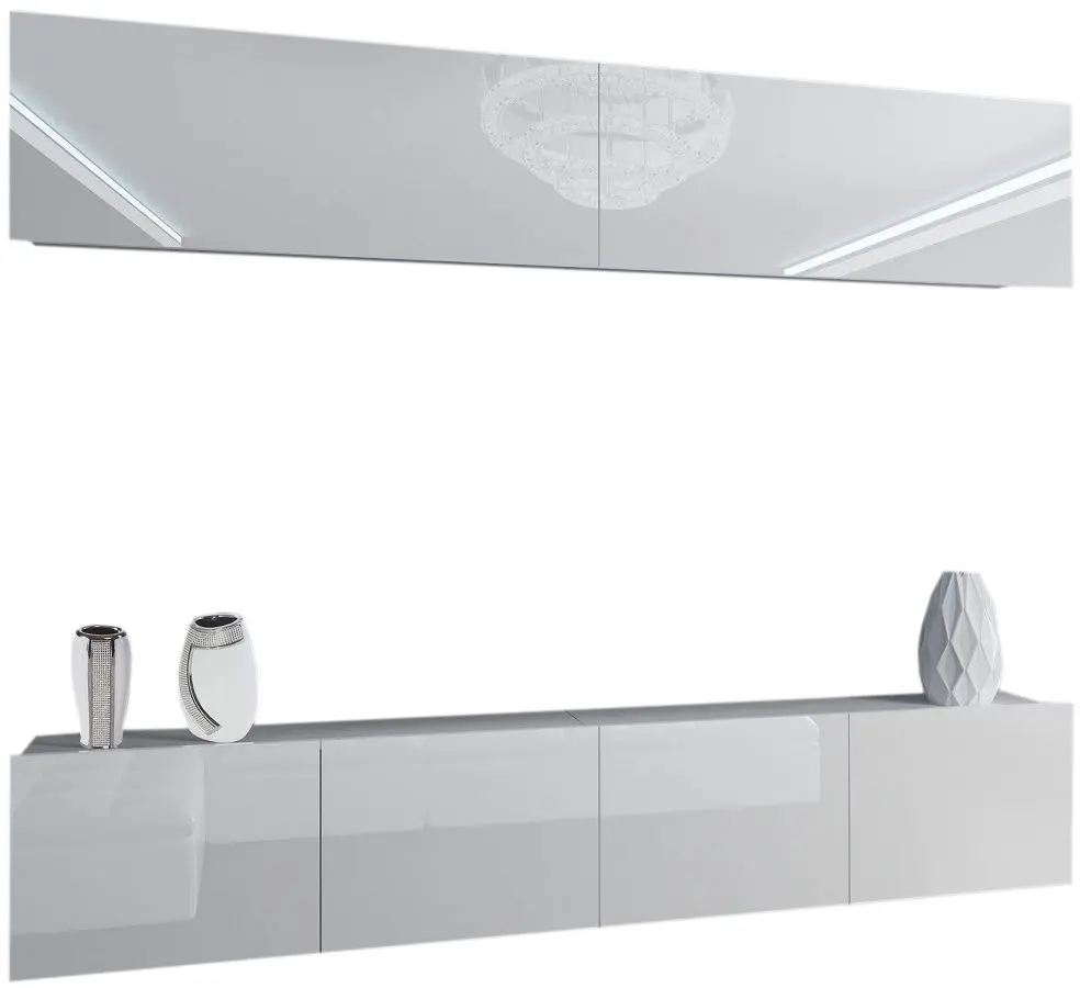 Гостиная Belini Imperium IMP 6/5/W/W/0/0 2.0m (White High Gloss)