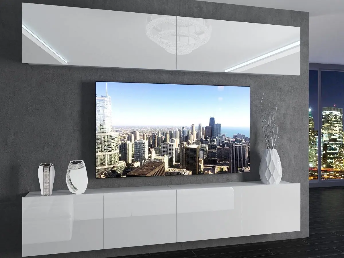 Гостиная Belini Imperium IMP 6/5/W/W/0/0 2.0m (White High Gloss)